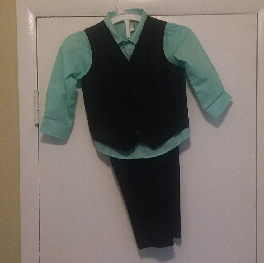 George Mint Green 3 piece Suit